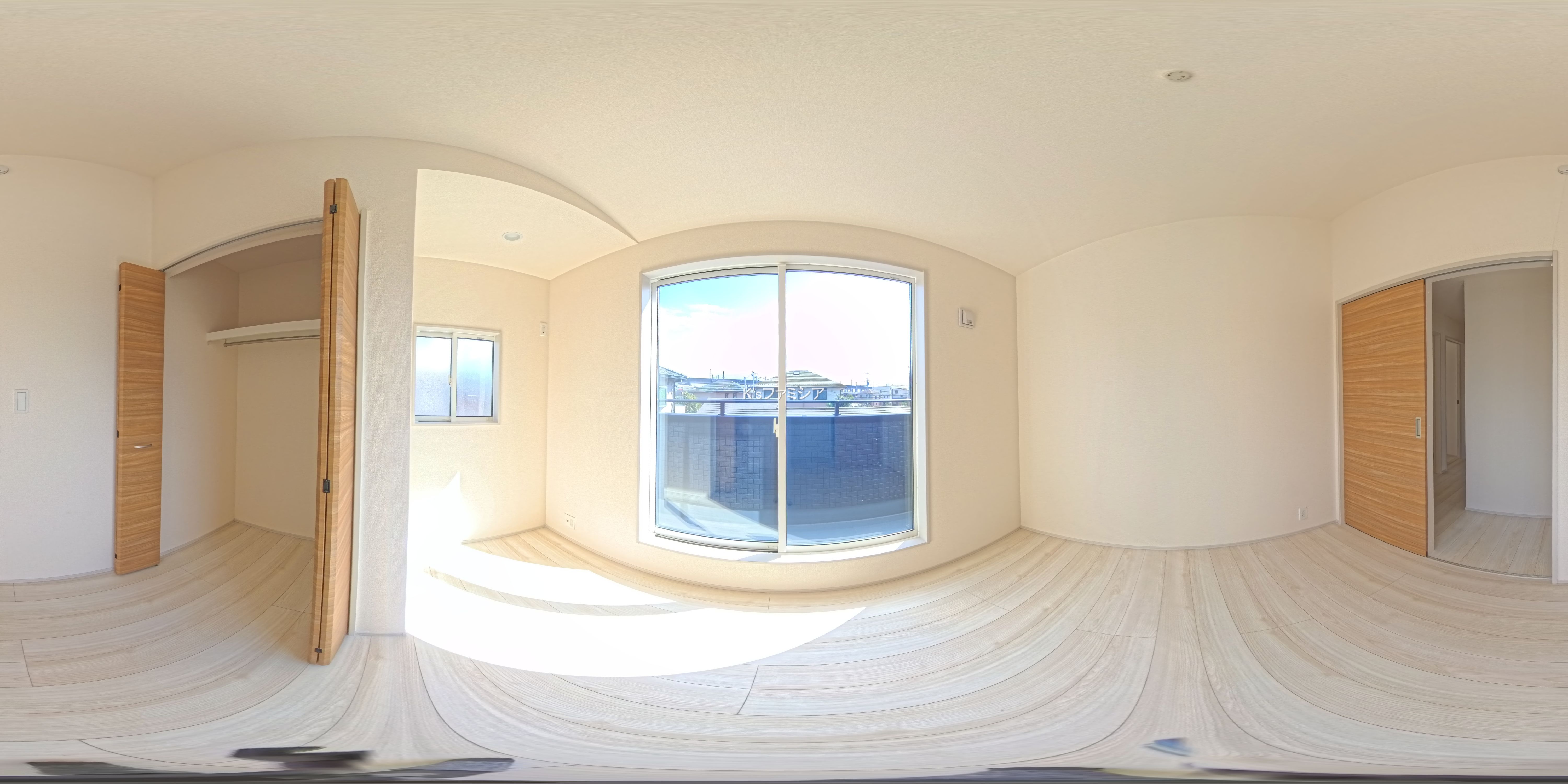 上尾市原市北１丁目の新築戸建てパノラマ（居室サブ）写真 2025年10月24日撮影