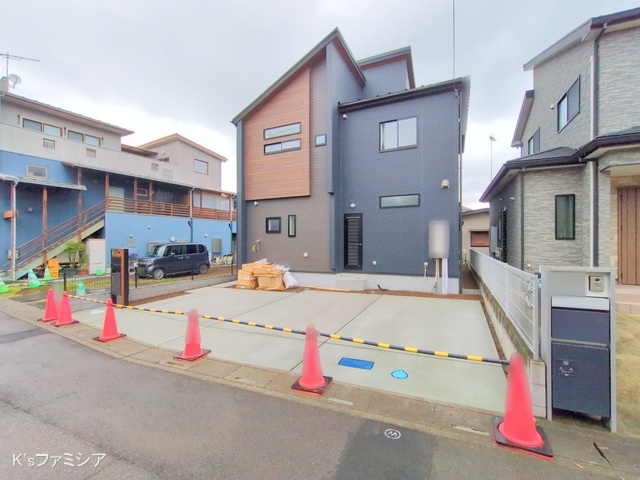 上尾市原市北１丁目の新築戸建て外構写真 2025年10月1日撮影