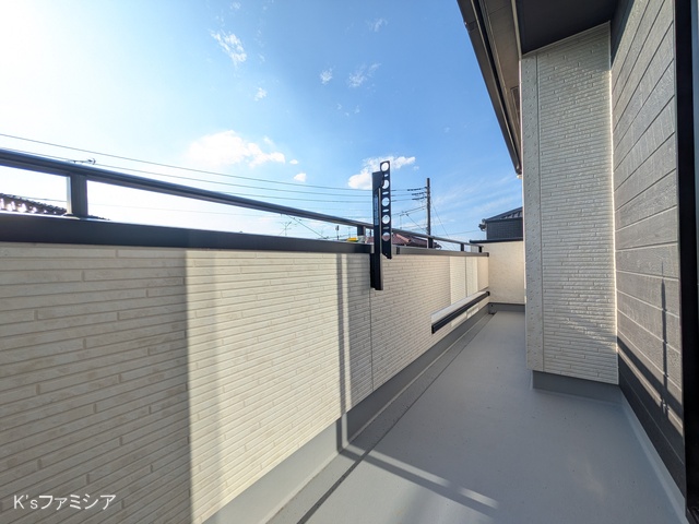 北足立郡伊奈町中央４丁目の新築戸建てバルコニー写真 2025年11月14日撮影
