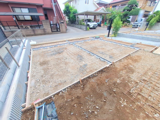 北足立郡伊奈町中央４丁目の新築戸建て外構写真 2025年10月7日撮影