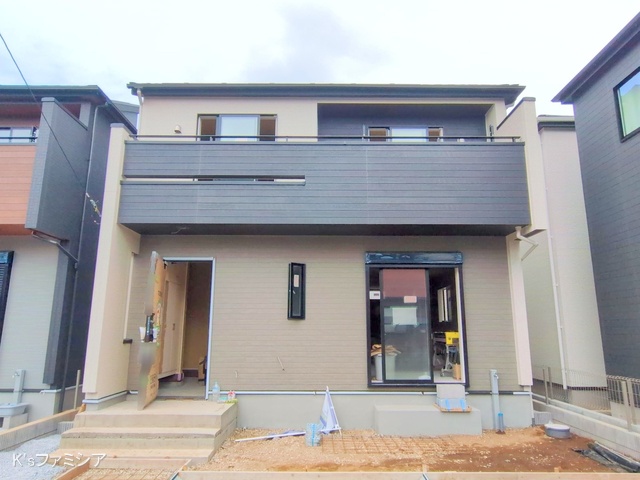 北足立郡伊奈町中央４丁目の新築戸建て外構写真 2025年10月7日撮影