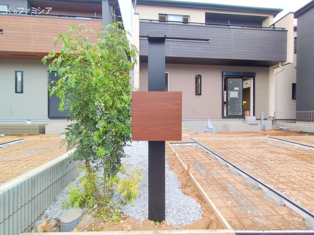 北足立郡伊奈町中央４丁目の新築戸建て外構写真 2025年10月7日撮影