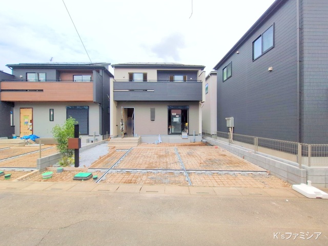 北足立郡伊奈町中央４丁目の新築戸建て外構写真 2025年10月7日撮影