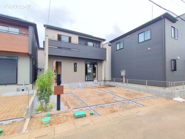 北足立郡伊奈町中央４丁目の新築戸建て外構写真 2025年10月7日撮影