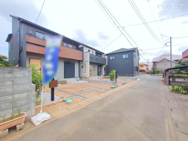 北足立郡伊奈町中央４丁目の新築戸建て外構写真 2025年10月7日撮影